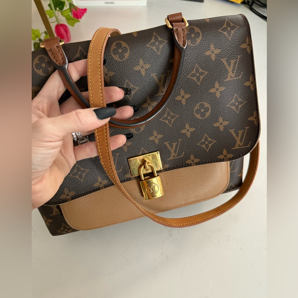 Louis Vuitton Monogram Marignan w/Dust Bag, Box & Added LV Crossbody Strap EUC - Picture 7 of 15